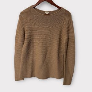 Women’s Talbots Sweater Like New Camel size small 100% cotton